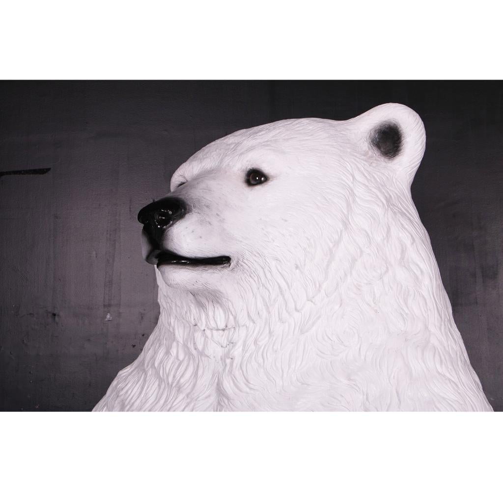 Sitting Polar Bear Jumbo – IJsbeer beeld Hoogte 226 cm, Ophalen, Nieuw, Overige typen