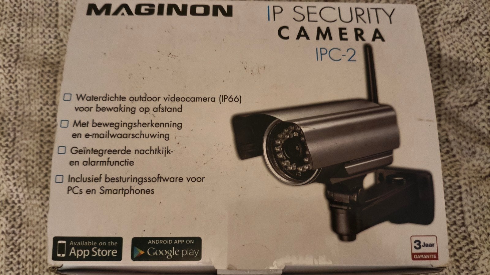 Maginon IP Security Camera IPC-2, Ophalen of Verzenden, Zo goed als nieuw, Buitencamera