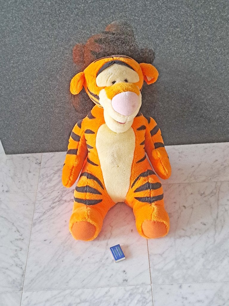 Mattel   Disney pluche knuffel tijger  50 CM, Overige merken, Disney, Handgemaakt, Beer