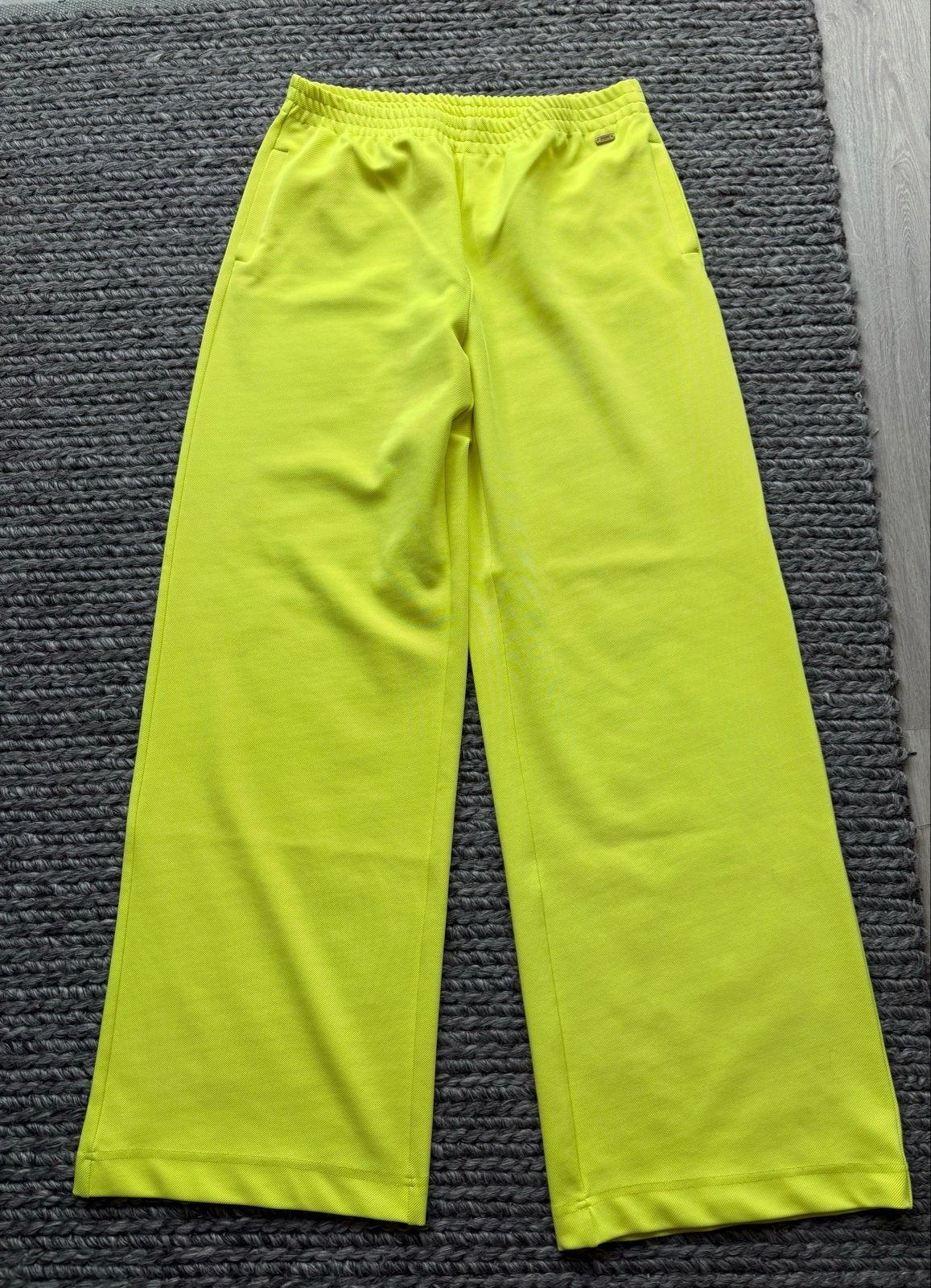 POM Amsterdam Neon Gele Broek Maat 40, Maat 38/40 (M), Geel, Ophalen of Verzenden, Zo goed als nieuw