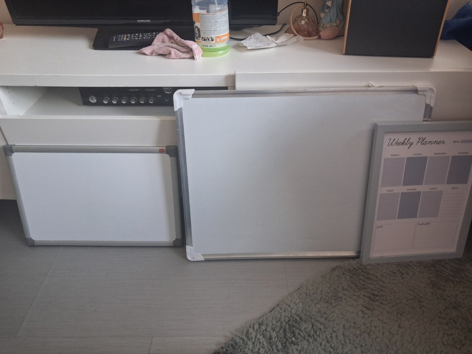 bundel whiteboards, Ophalen of Verzenden, Mobiel, Gebruikt, Whiteboard