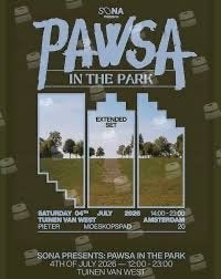 3 tickets pawsa 4 juli geen early entree, Twee personen