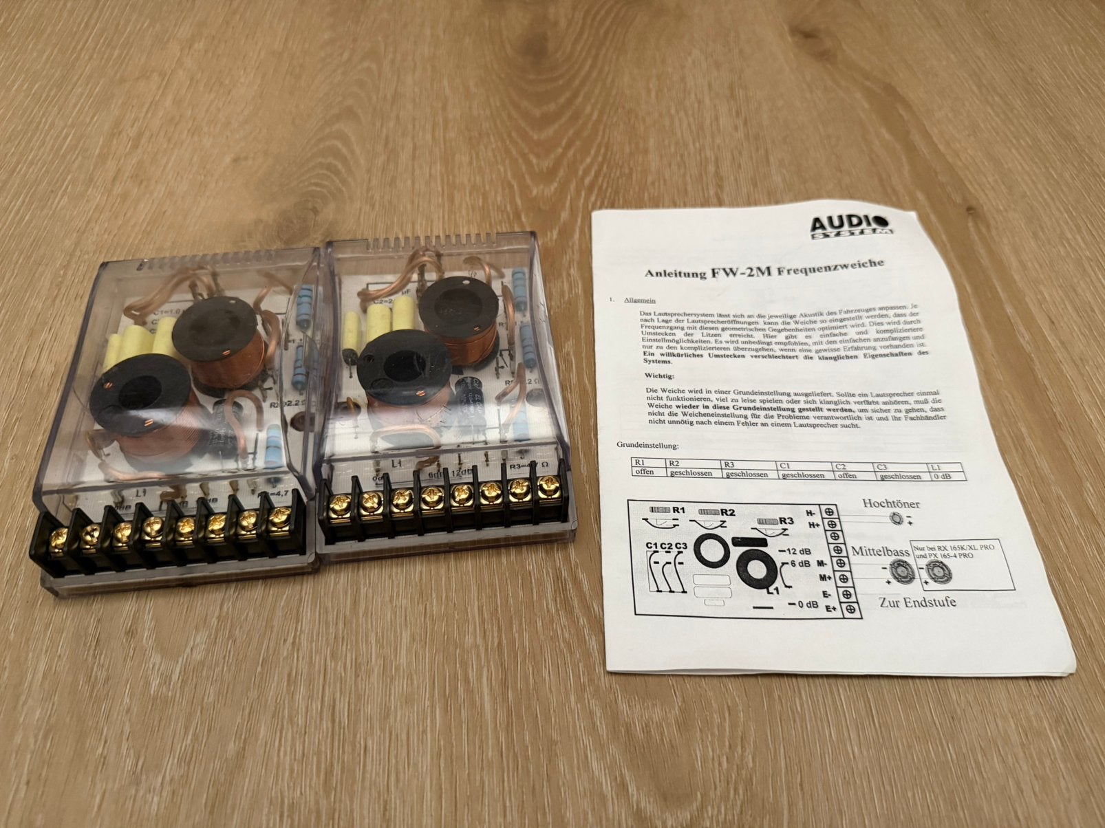 Audio System scheidingsfilters, Ophalen of Verzenden, Zo goed als nieuw