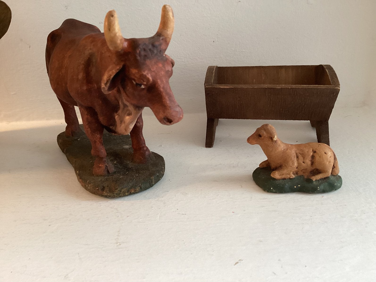 Koe en schaap kerststal, Diversen, Ophalen of Verzenden, Zo goed als nieuw