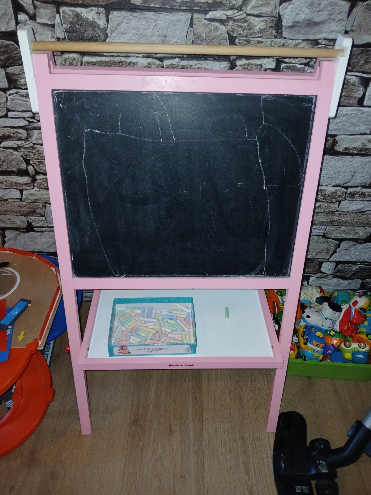 School/krijtbord, Ophalen, Krijtbord