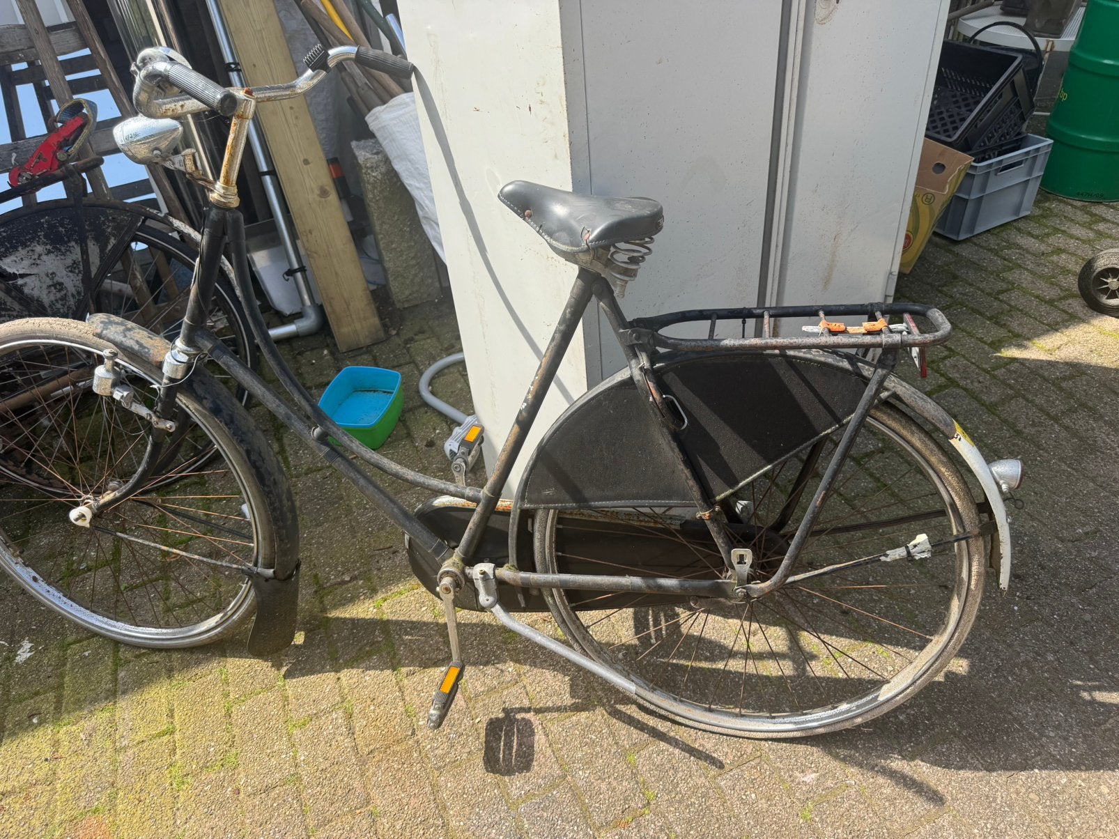 3 Ouderwetse Fietsen (2 Dames, 1 Heren) - Opknappers, Ophalen, Terugtraprem, Nvt, Jaren '50