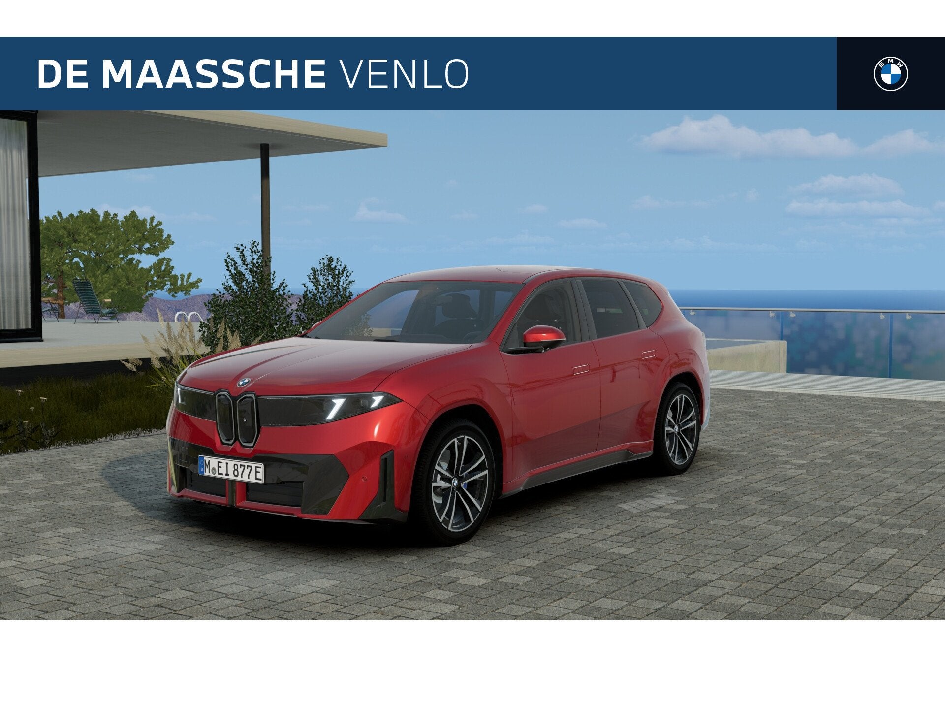 BMW iX3 40 eDrive / Panoramadak / Trekhaak / M Sportstoelen, Automaat, Achterwielaandrijving, Zwart, Leder
