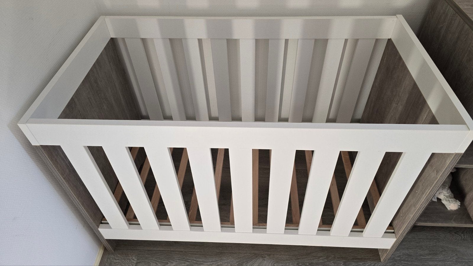 Verstelbare Ledikant met Aerosleep Evolution matras 120x60, Lattenbodem, Gebruikt, Ophalen of Verzenden, Minder dan 140 cm