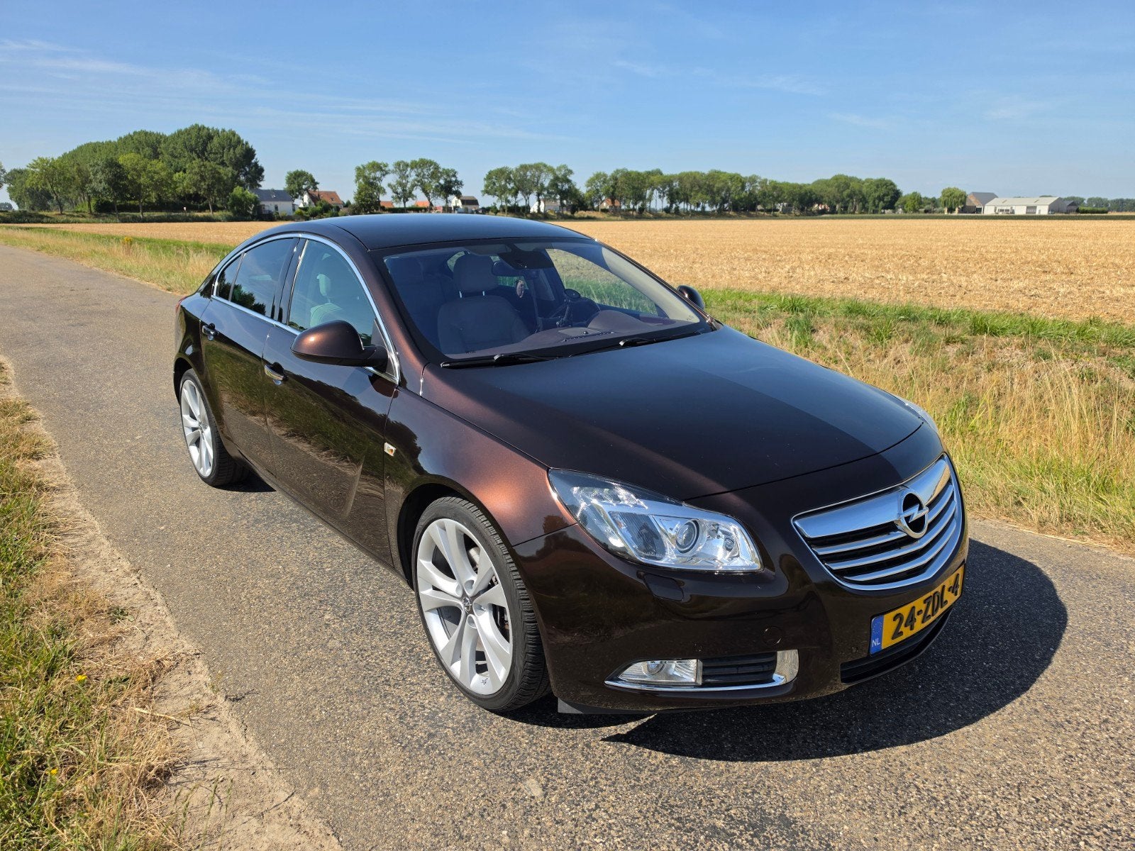 Opel Insignia 1.6 Turbo 132KW 5-DRS 2012 Bruin, Voorwielaandrijving, Beige, 4 cilinders, Bruin