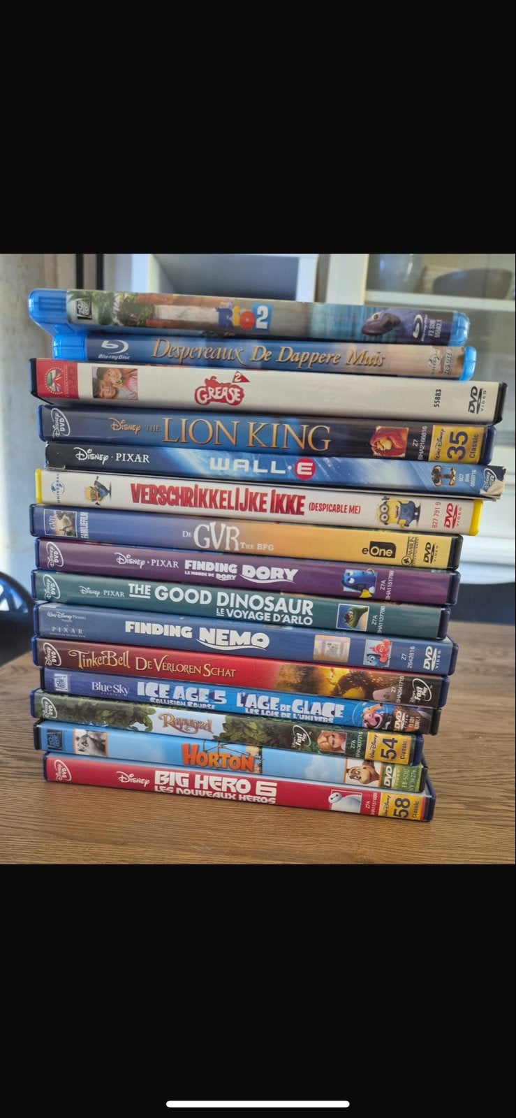 Grote collectie Disney/Pixar en andere animatiefilms (DVD/Bl, Ophalen, Gebruikt, Animatie, Verzamelbox