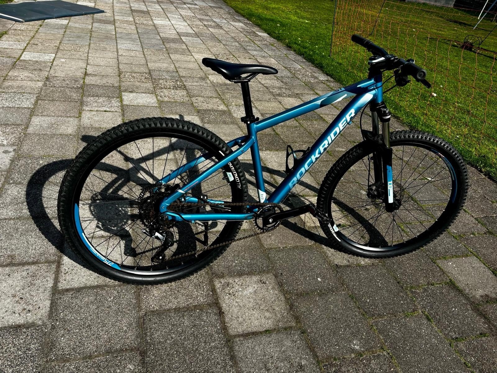 Rockrider ST 530 Mountainbike - Maat S - Kleur  turquoise, Hardtail, 45 tot 49 cm, Zo goed als nieuw, Schijfrem