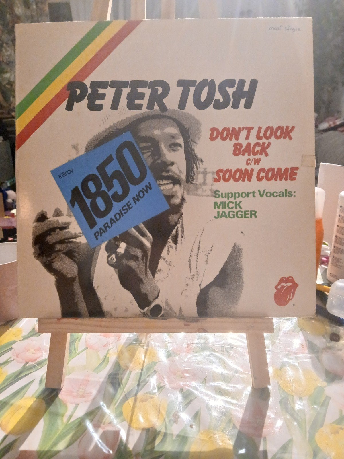 Peter Tosh vinyl maxi single Don't Look Back / Soon Come (ft, Gebruikt, Overige genres, 7 inch, Ophalen of Verzenden