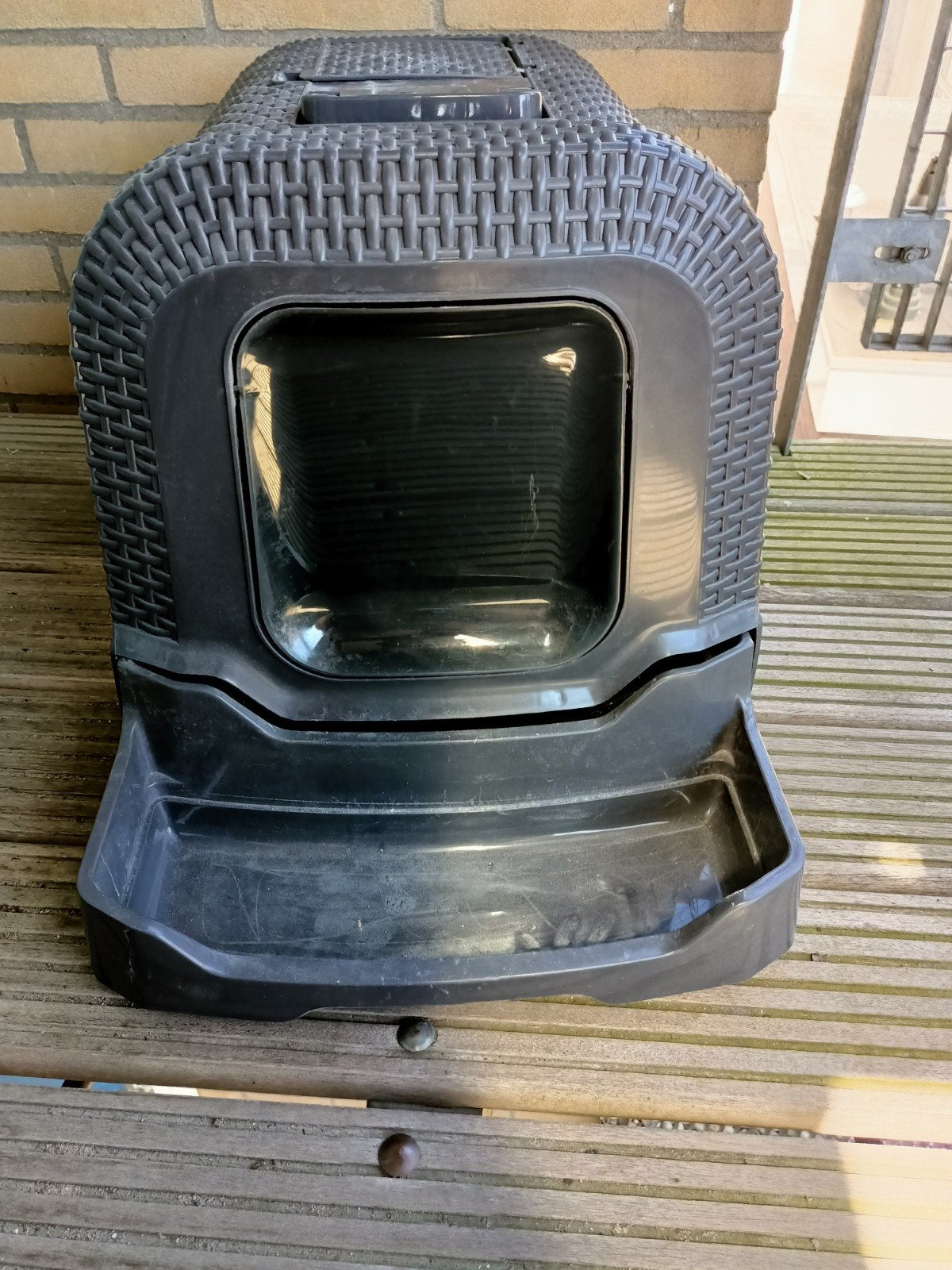 Adori Katten toilet 69x42x41 cm - Kattenbak - Antraciet, Ophalen of Verzenden