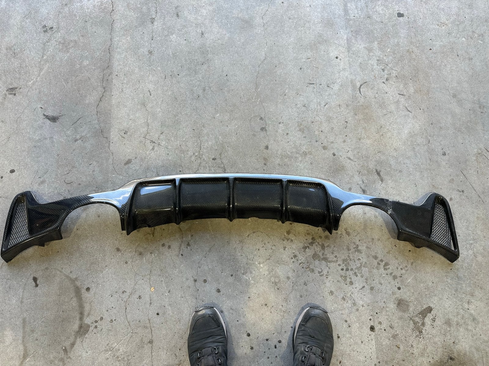Carbon diffuser voor BMW 4 Serie F32 F33 F36 - Kleine bescha, Ophalen of Verzenden, Gebruikt, Achter, BMW