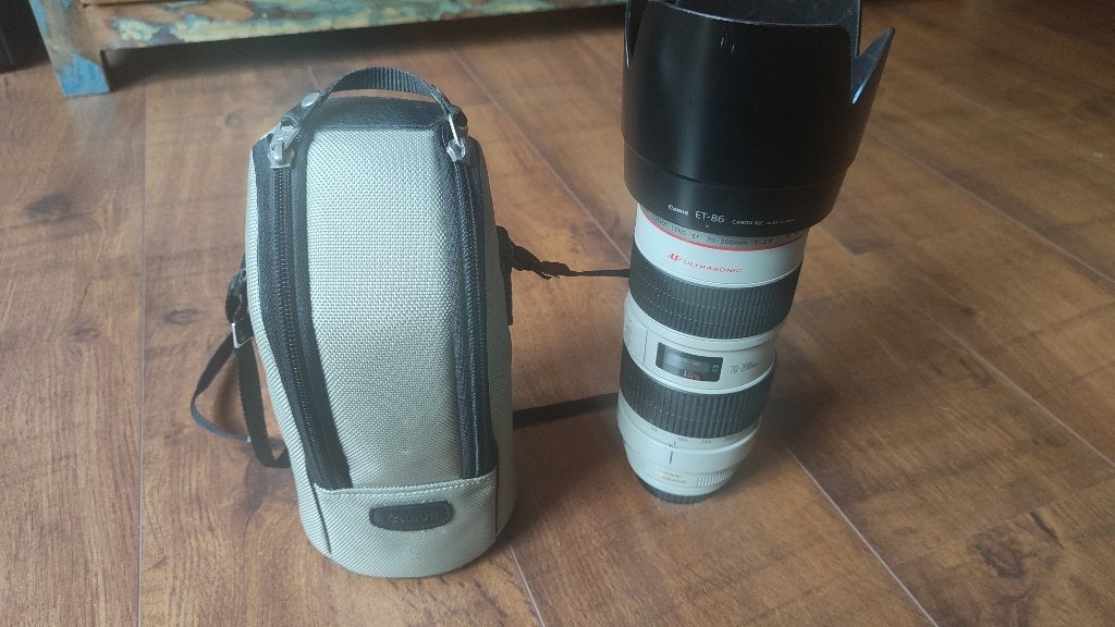 Canon EF 70-200 2.8 IS L, Audio, Tv en Foto, Gebruikt, Canon, 200 mm, Zonnekap