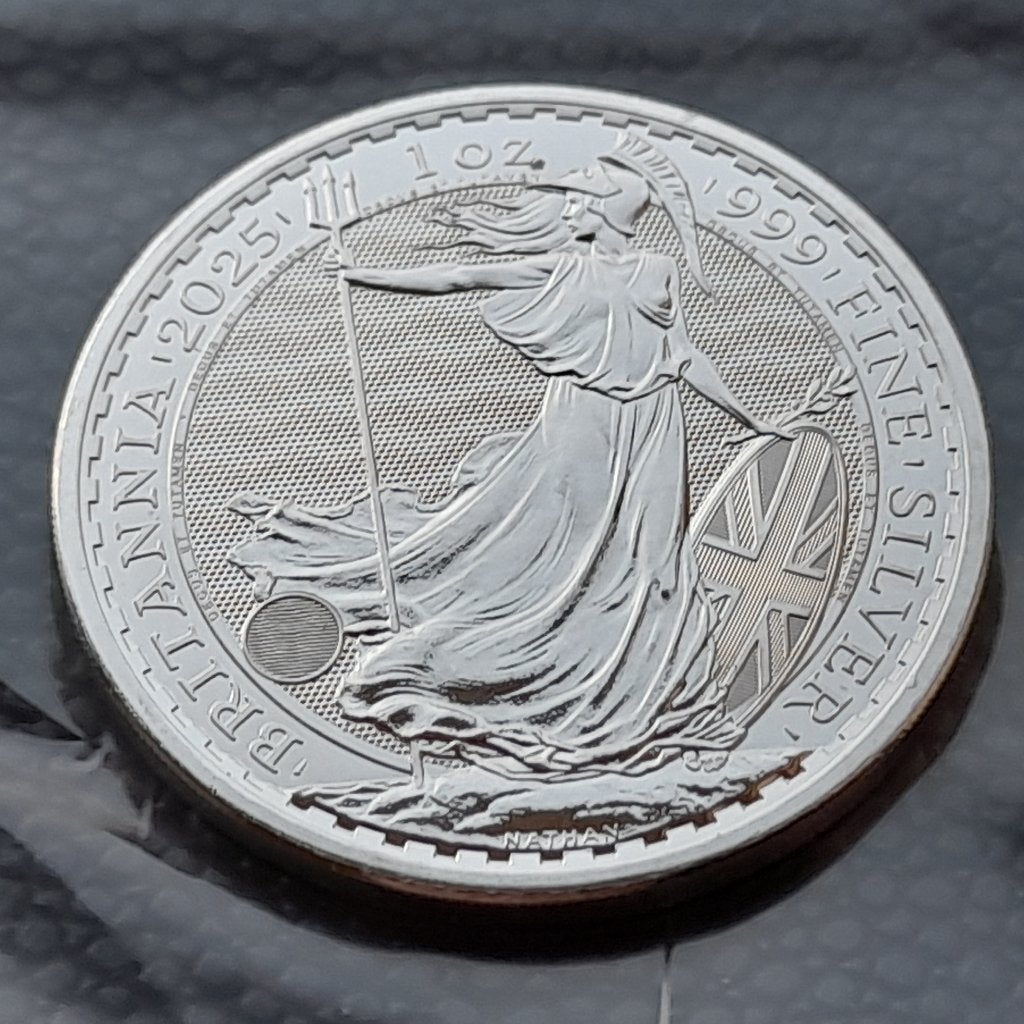 2025 Britannia 1 oz silver BU, Ophalen of Verzenden, Overige landen, Losse munt, Zilver
