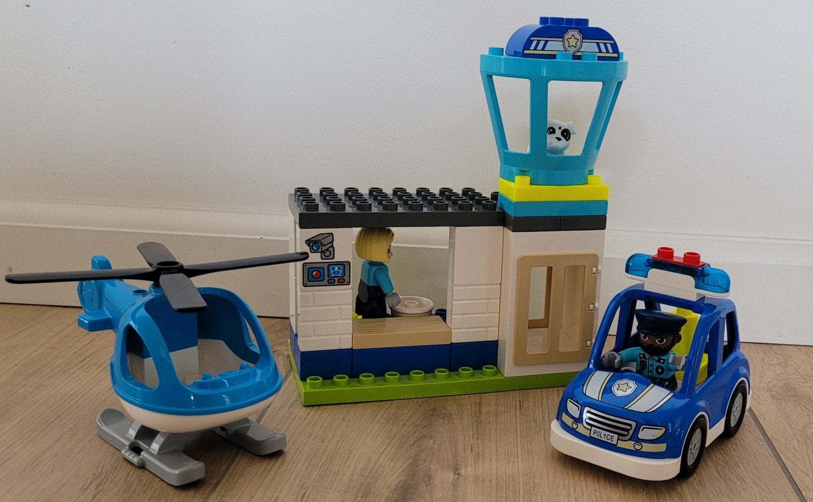 Complete Duplo 10959 Politiebureau, incl doos en handleiding, Ophalen, Zo goed als nieuw, Duplo