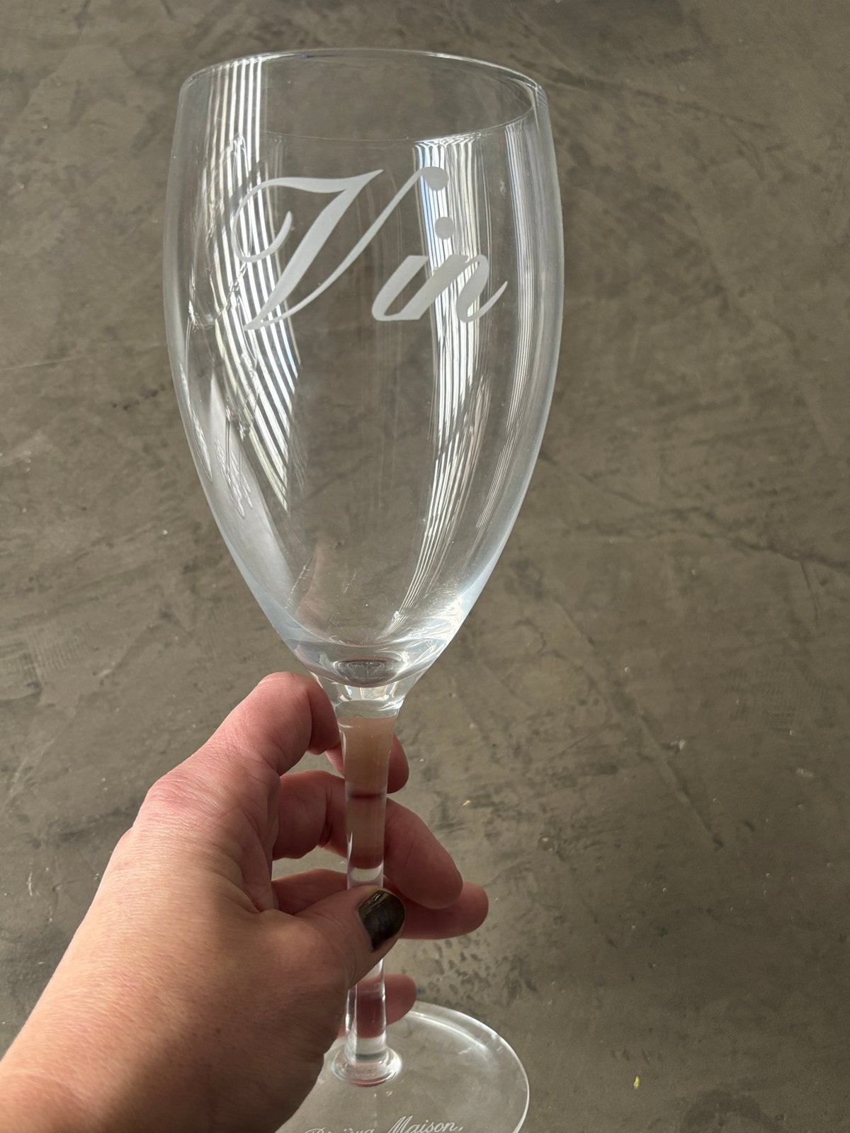 Riviera Maison wijnglazen 'Vin' - Set van 4, Ophalen, Riviera Maison, Glas, Overige typen