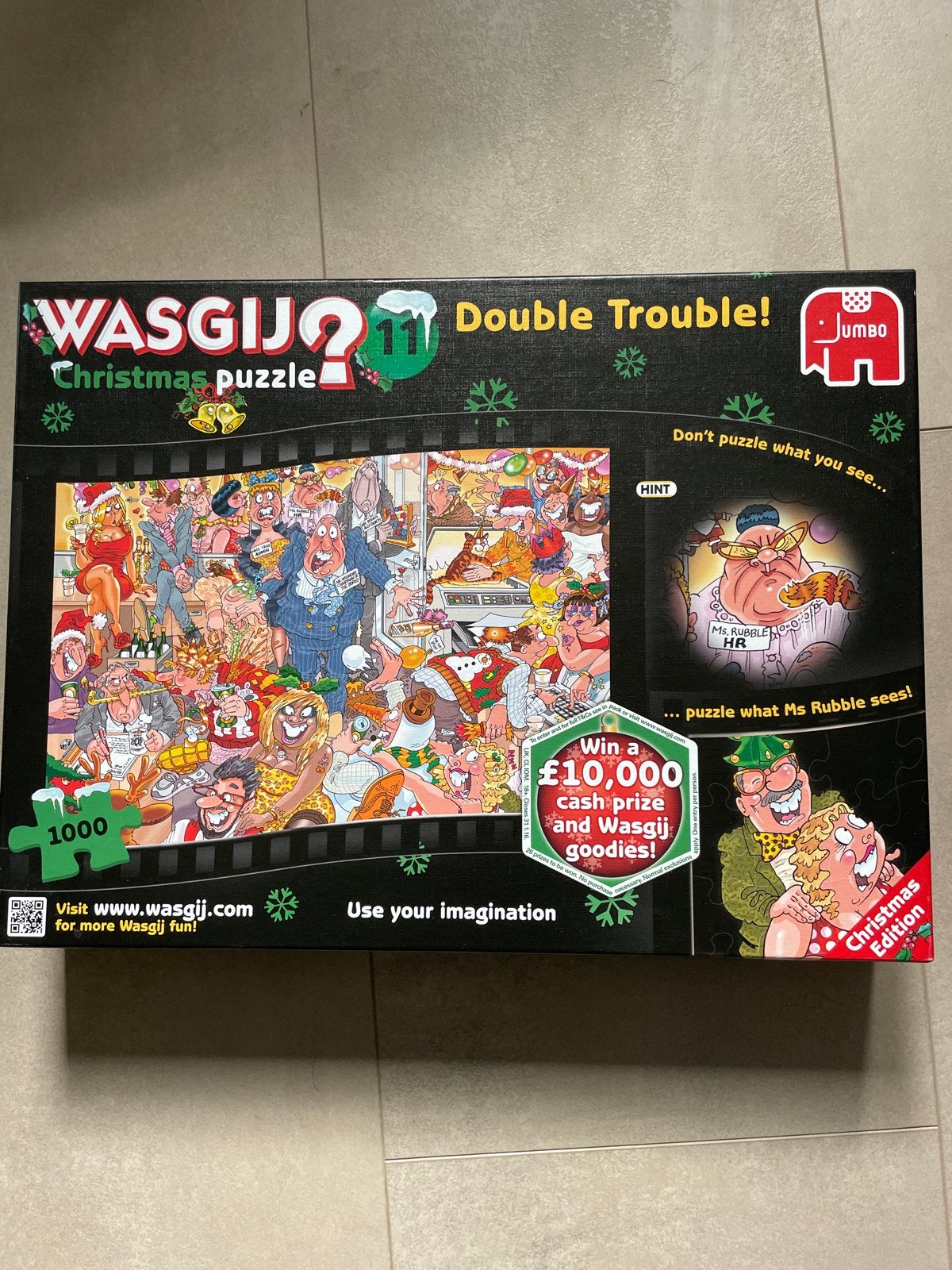 Wasgij Christmas 11 Double Trouble 1000 stukjes puzzel, Hobby en Vrije tijd, Denksport en Puzzels, Ophalen of Verzenden, 500 t/m 1500 stukjes