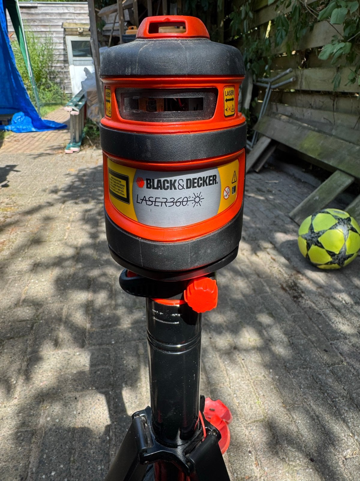 Black & Decker Laser360 met statief, Ophalen, Gebruikt, Licht