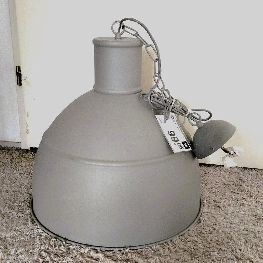 Zware Industriële Metalen Hanglamp Ø 48 cm (Nieuw), Ophalen, Nieuw, Metaal, Industriële