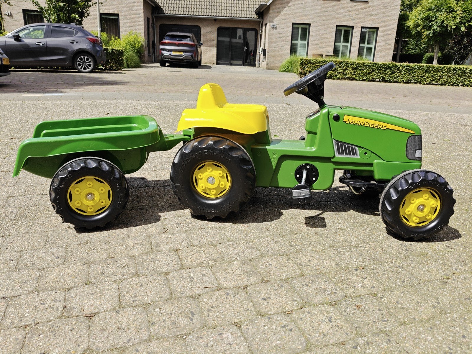 Rolly Toys John Deere Tractor met aanhanger, Ophalen, Zo goed als nieuw