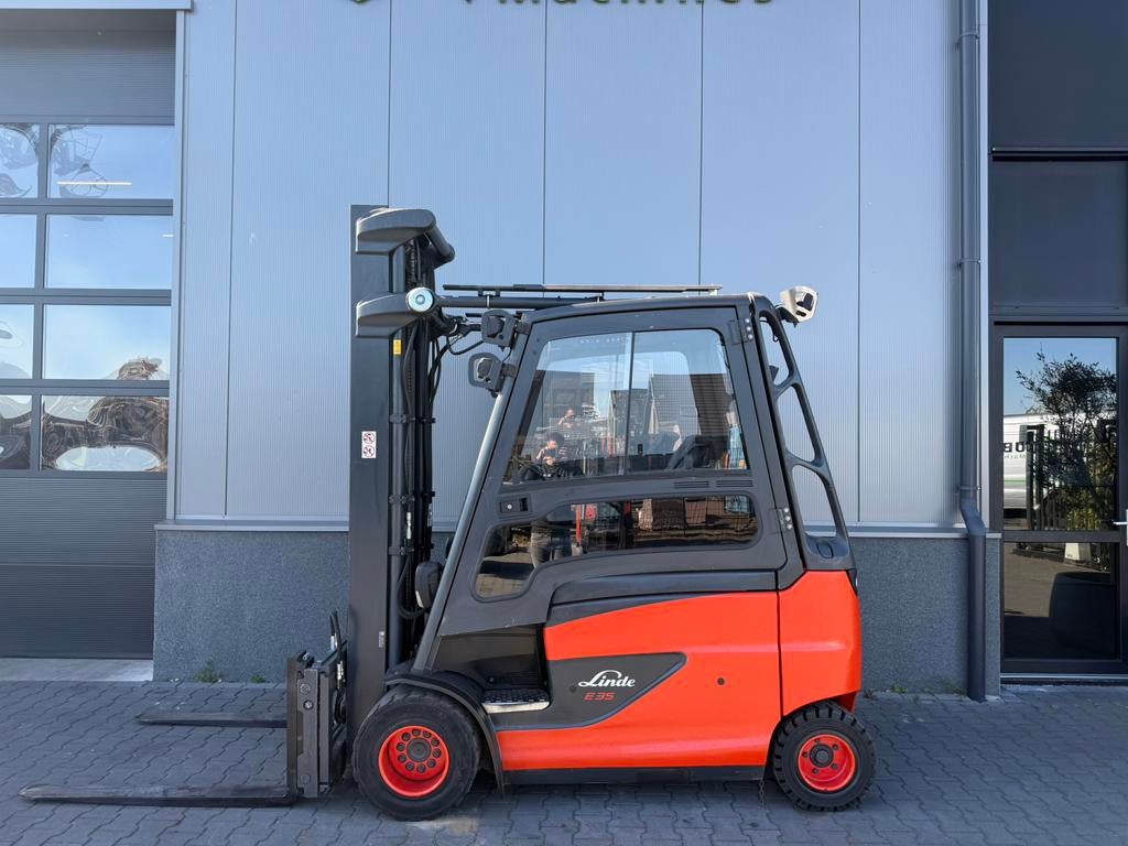 Linde E35 elektrische heftruck ‘triplo’ ‘vorkversteller’, 2000 tot 3000 kg, Ophalen of Verzenden, Elektrisch, Heftruck
