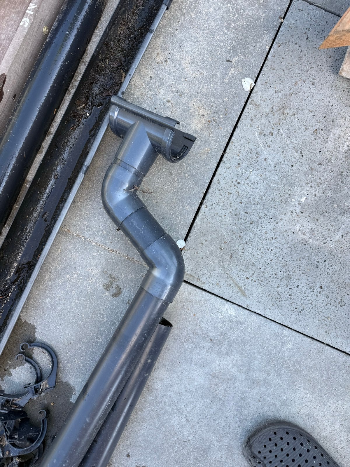 PVC Dakgoot en Afvoerbuizen - Diverse Onderdelen, Afvoer, Gebruikt, Pvc, 2 tot 4 meter