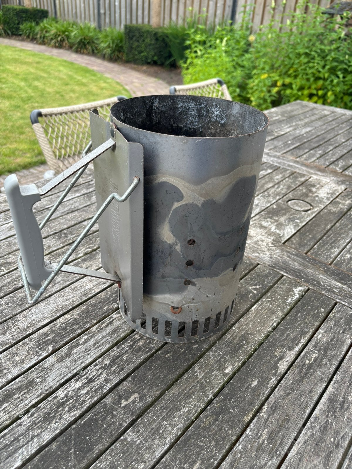 Weber Kolendispenser voor bbq, Ophalen of Verzenden, Gebruikt