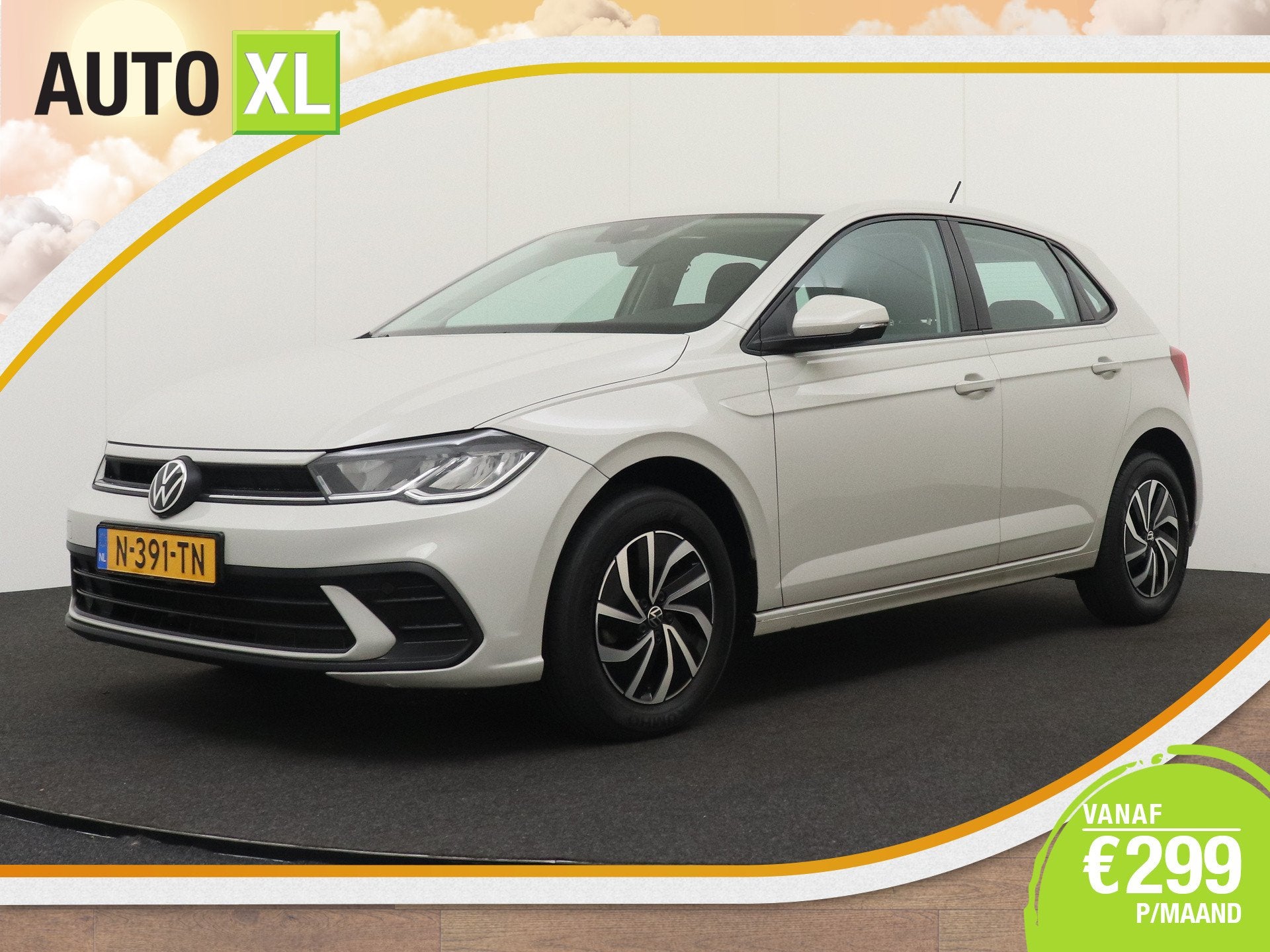 Volkswagen Polo 1.0 96 PK TSI Business NW-Model Camera Carpl, Auto's, Voorwielaandrijving, Dealer onderhouden, Stof, Gebruikt