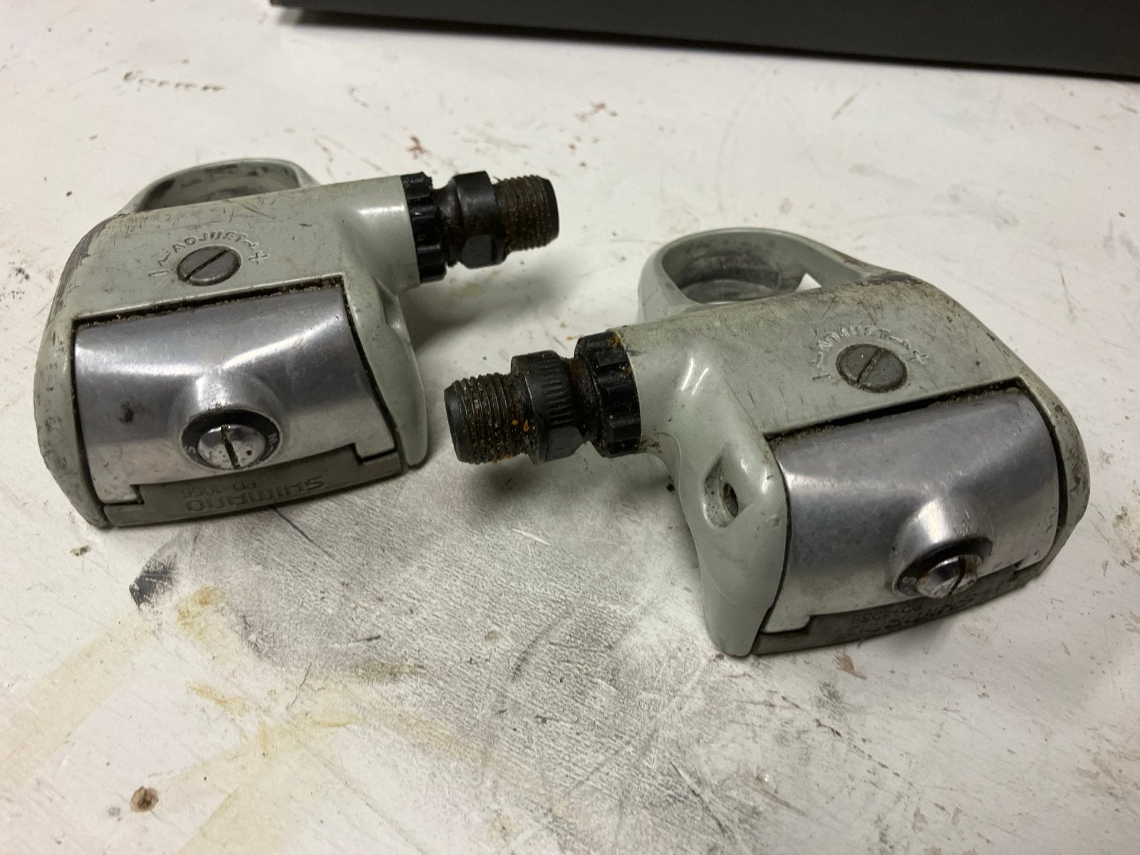 Shimano Look Patent Pedalen - Gebruikt, Crankstel of Pedalen, Gebruikt, Ophalen of Verzenden, Aluminium