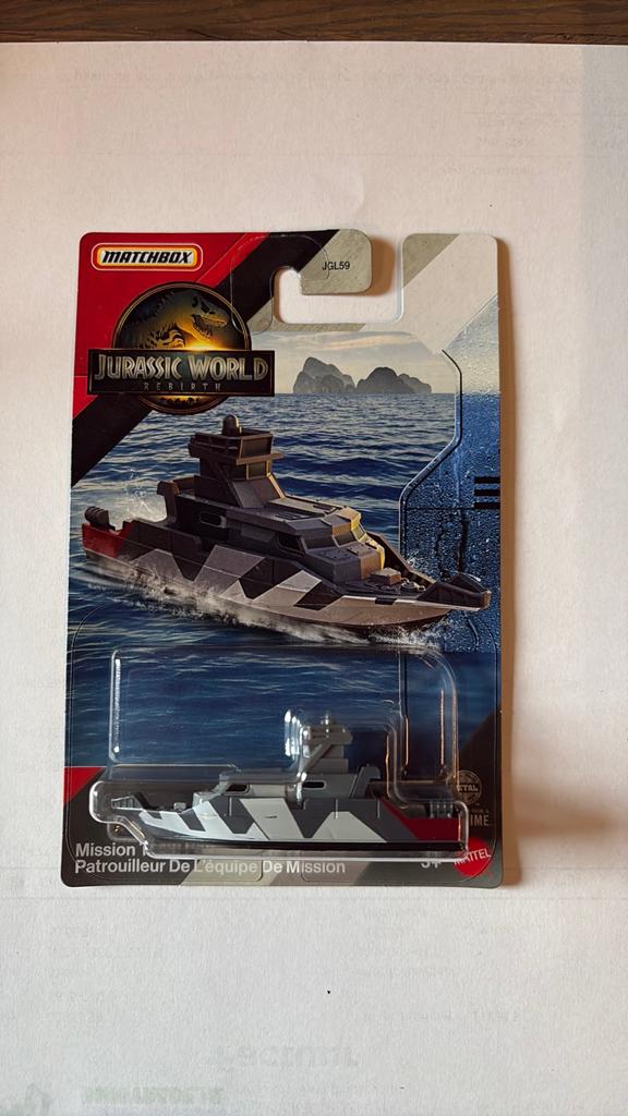 Matchbox Jurassic World Mission Patrouilleur Nieuw, Overige typen, Nieuw, Ophalen of Verzenden, Mattel