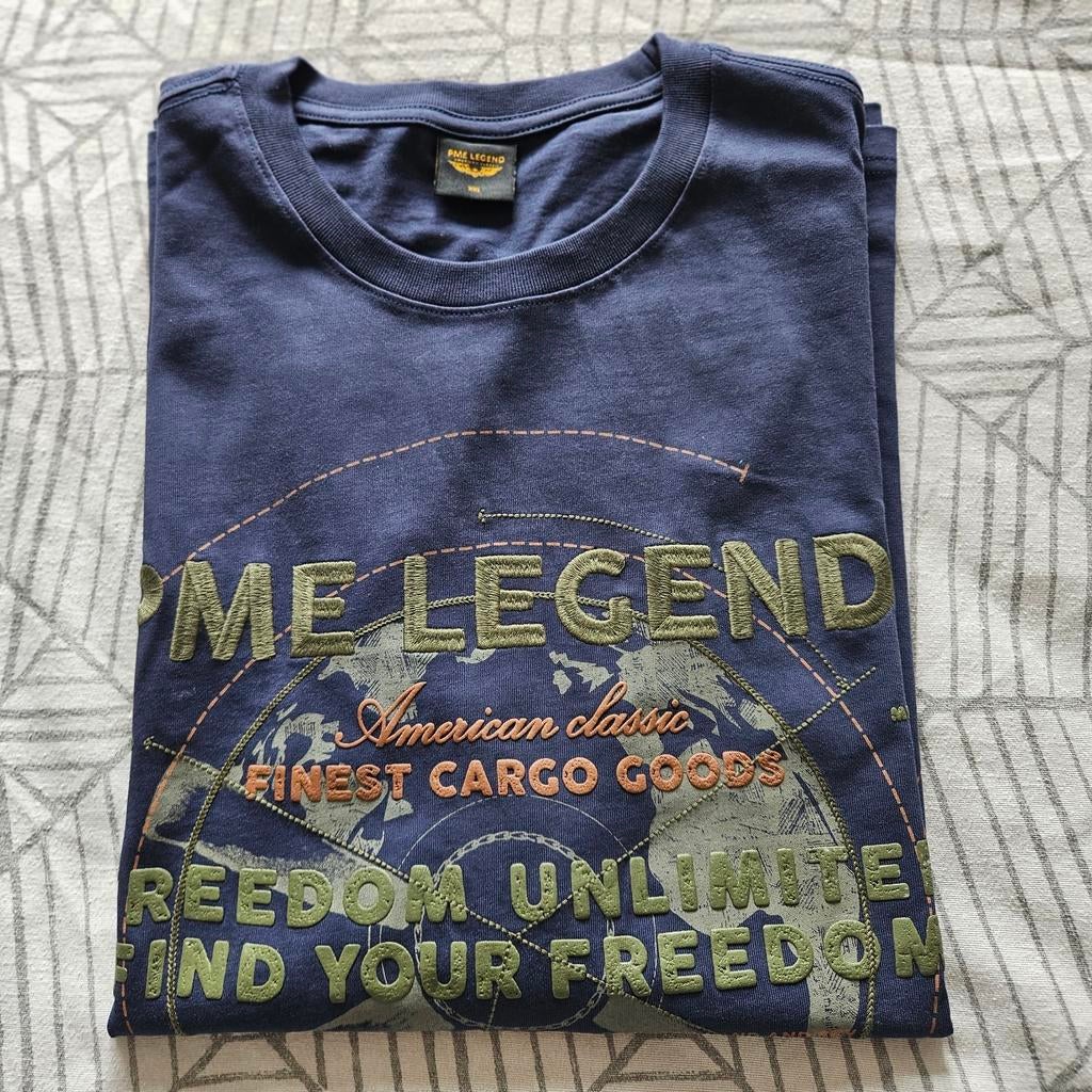PME heren t-shirts XXL, Ophalen of Verzenden, Nieuw, Overige maten, Blauw