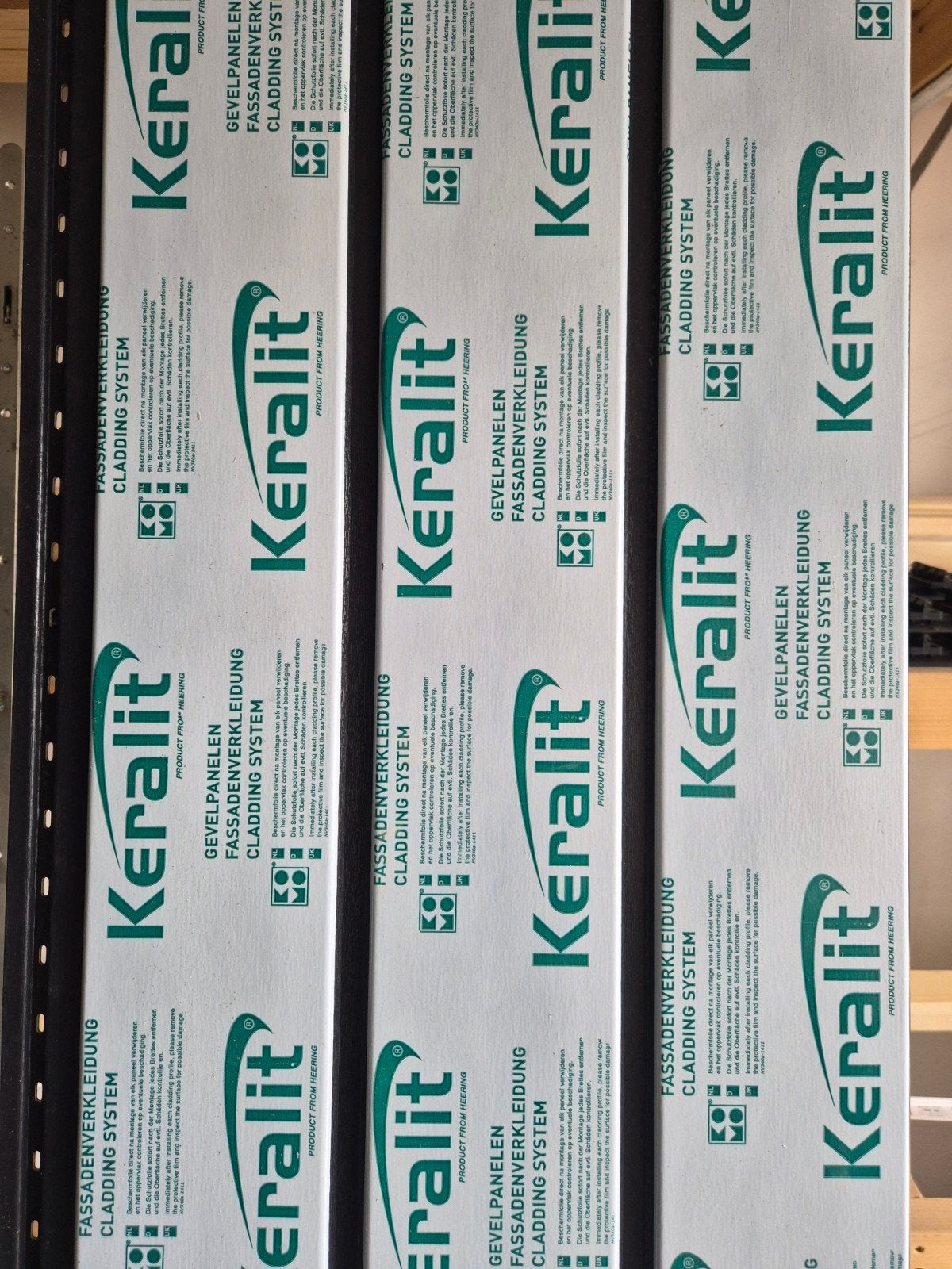 Keralit Sponningdeel 143 RAL 7021 - 3x3 meter, Doe-het-zelf en Verbouw, Platen en Panelen, Ophalen of Verzenden, Nieuw, Overige materialen