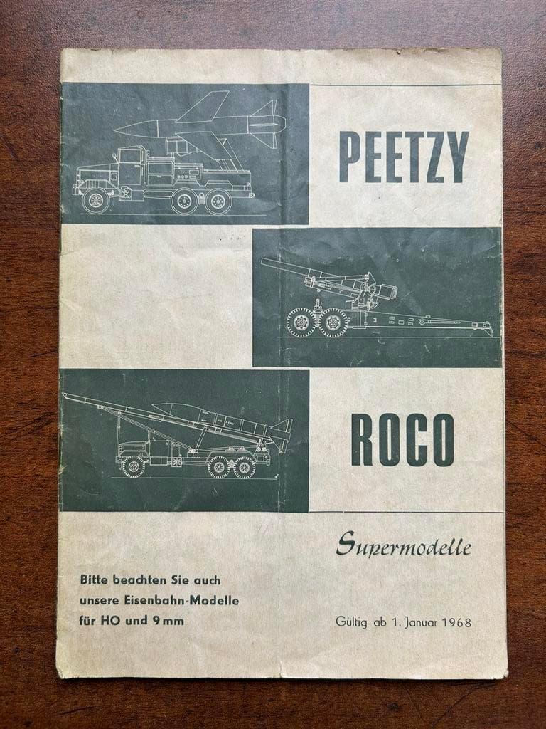 1x ROCO PEETZY catalogus Gültig ab 1. Januar 1968, Overige merken, Gebruikt, Ophalen of Verzenden, Tank
