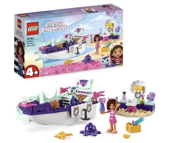 LEGO Gabby's Dollhouse Schip & Spa (10786), Gebruikt, Overige thema's, Lego, Inclusief instructies