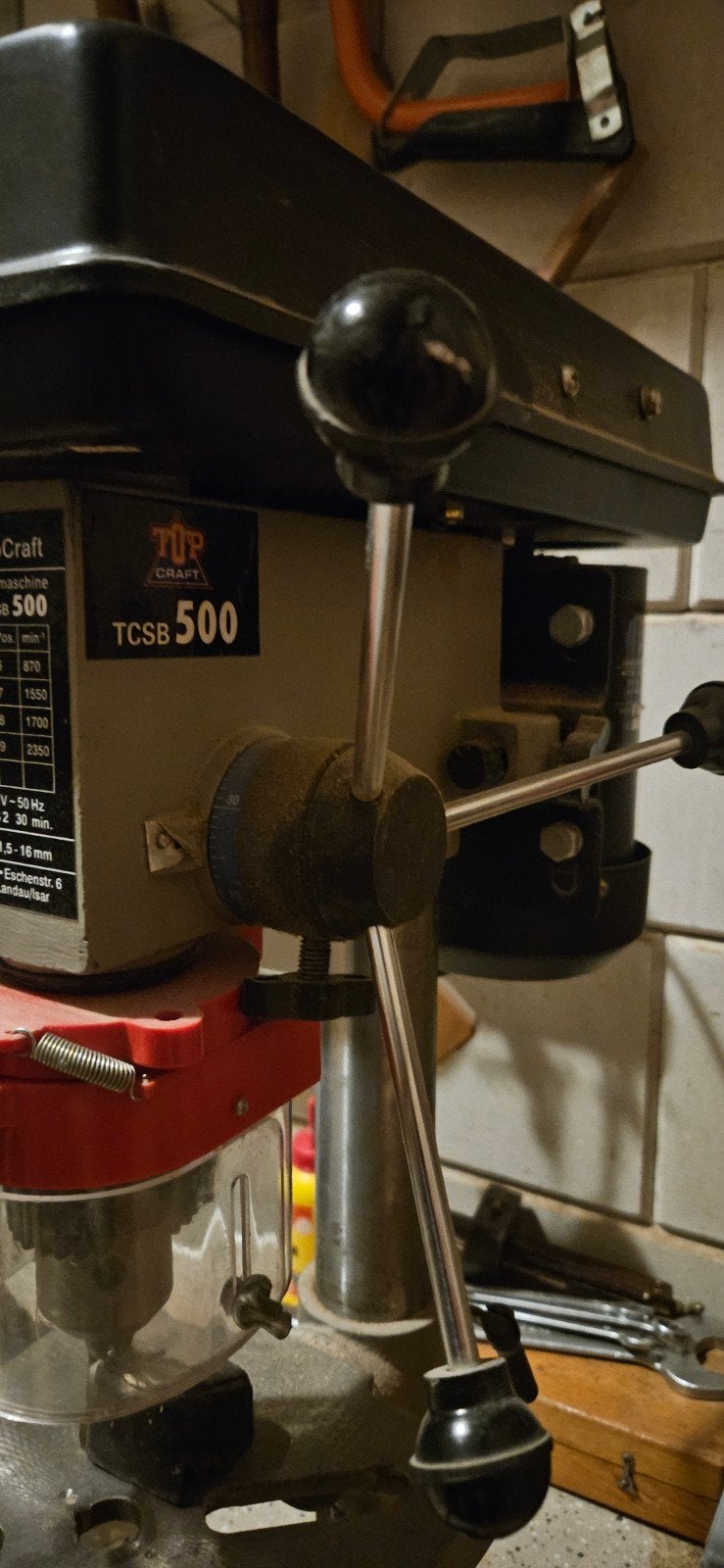 TopCraft Tcsb 500 Kolomboormachine - Krachtig en Betrouwbaar, Ophalen, Gebruikt, Variabele snelheid, Kolomboormachine