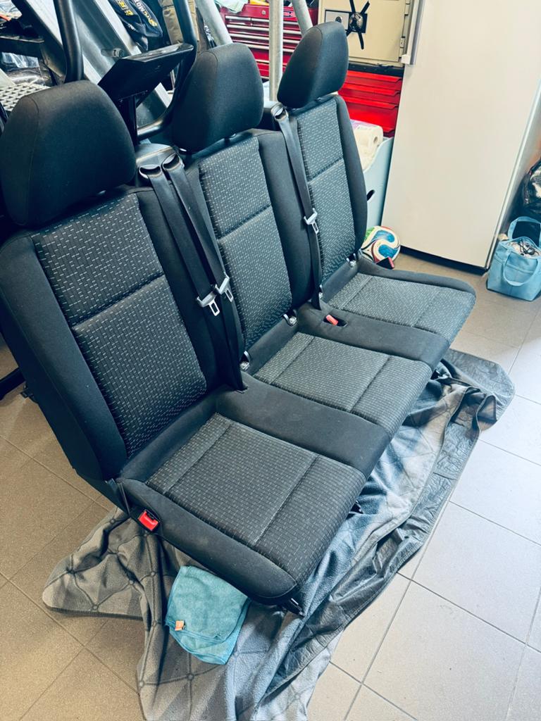 Zetel mercedes vito tourer 3 zitbank, Ophalen of Verzenden, Gebruikt, Mercedes-Benz
