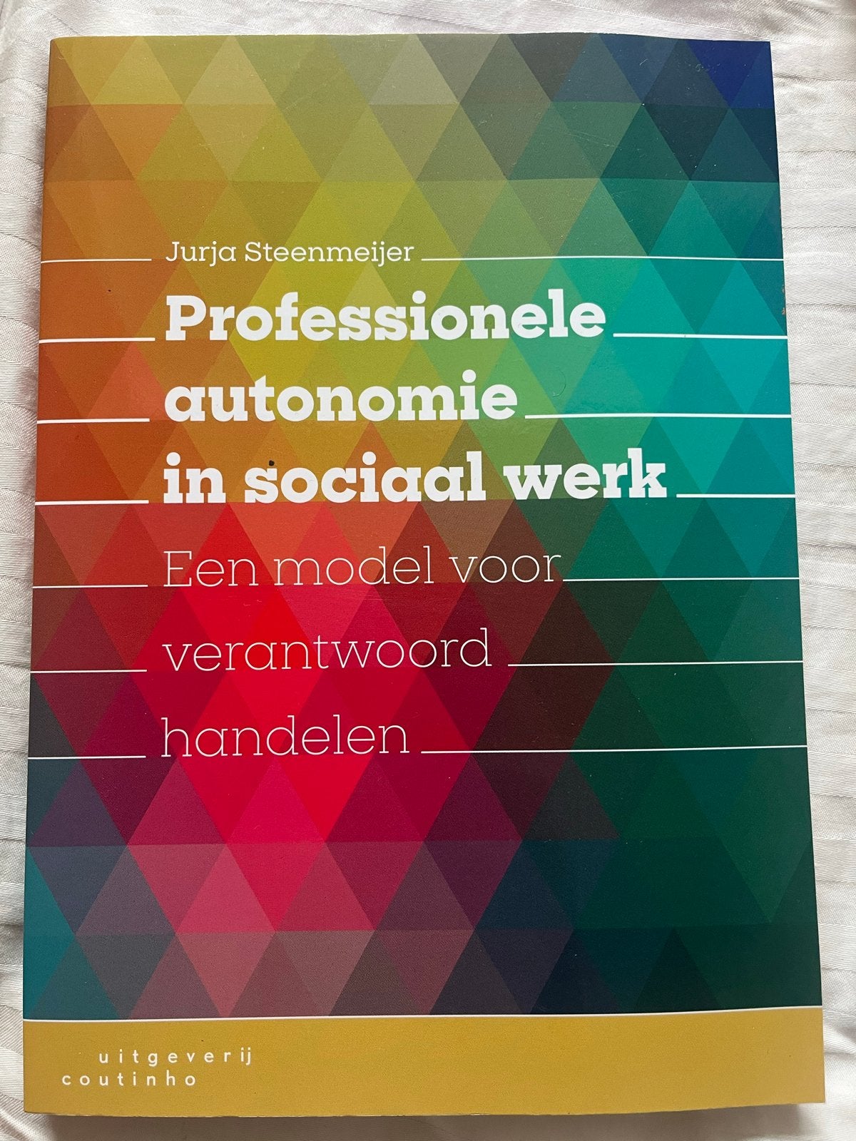 Professionele autonomie in sociaal werk - Jurja Steenmeijer, Ophalen of Verzenden, Gamma, Nieuw, HBO