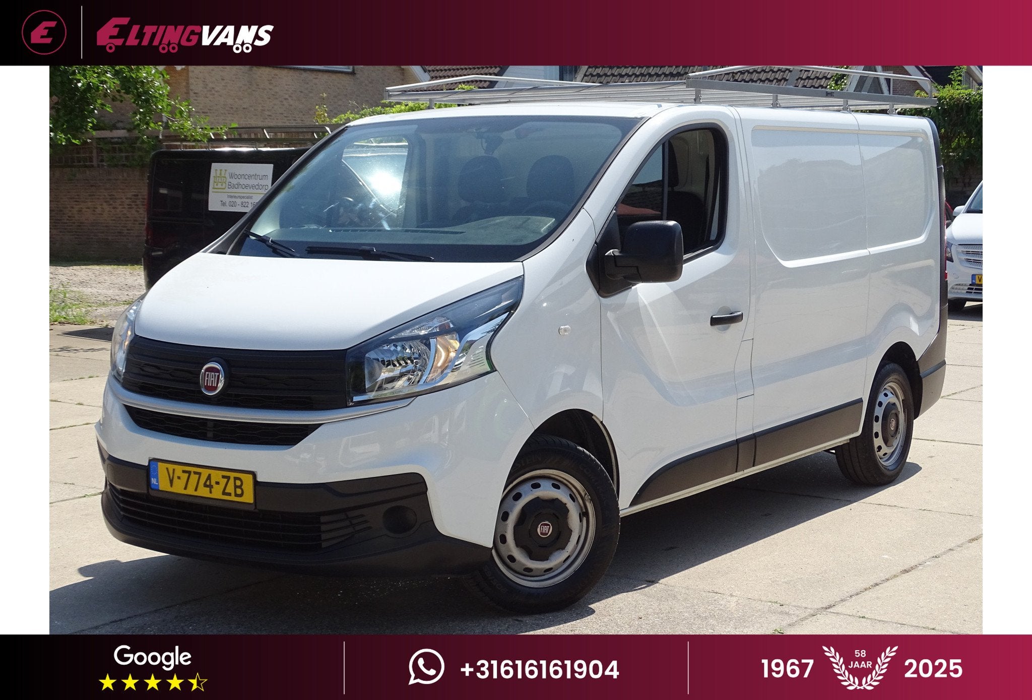 Fiat Talento 1.6 MJ L1H1 Euro 6 (bj 2019), Auto's, Bestelauto's, Voorwielaandrijving, Gebruikt, Elektrische ramen, Wit