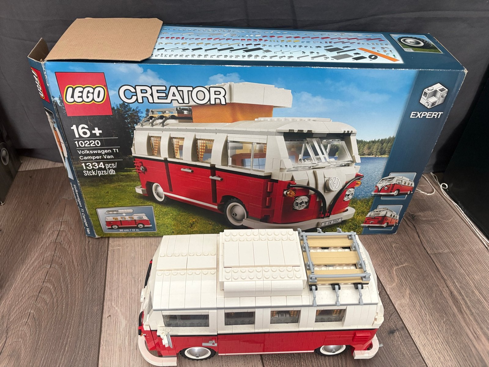 LEGO Creator Expert Volkswagen T1 Camper Van (10220), Ophalen, Zo goed als nieuw, Overige merken