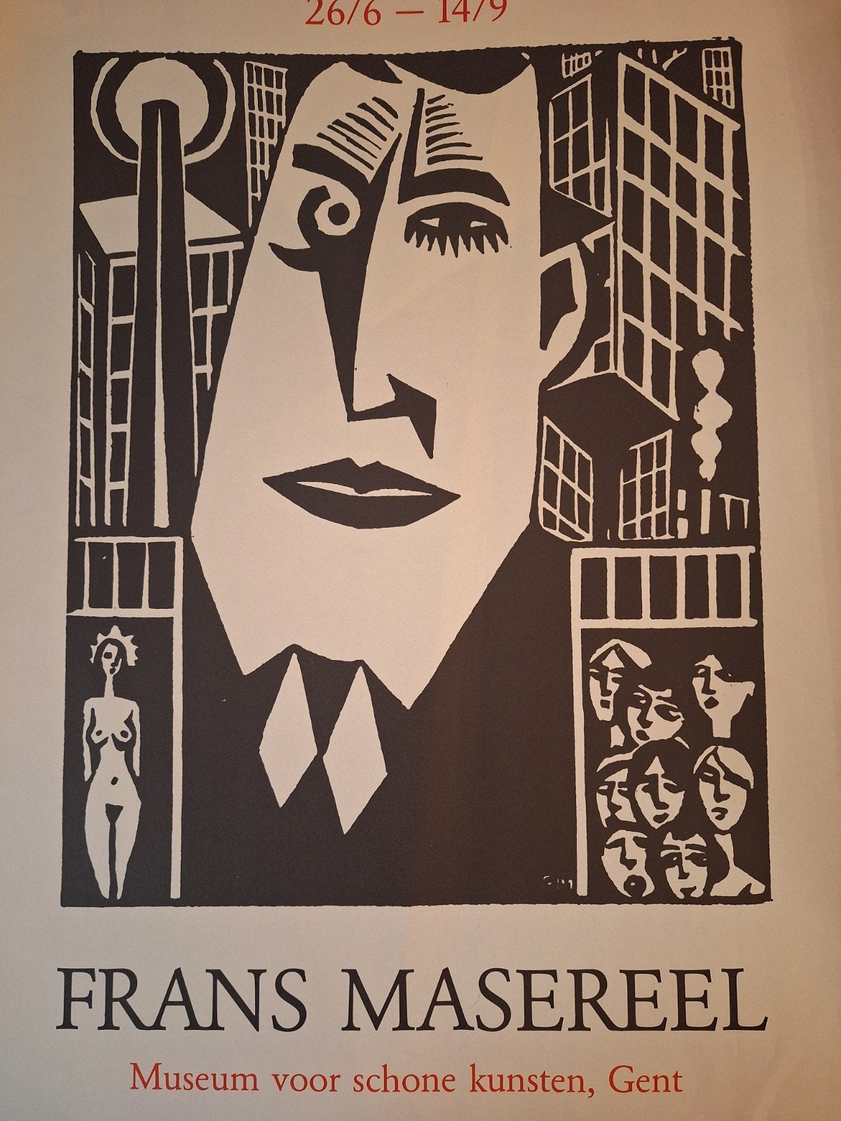 Frans Masereel Museum Poster -, Ophalen of Verzenden