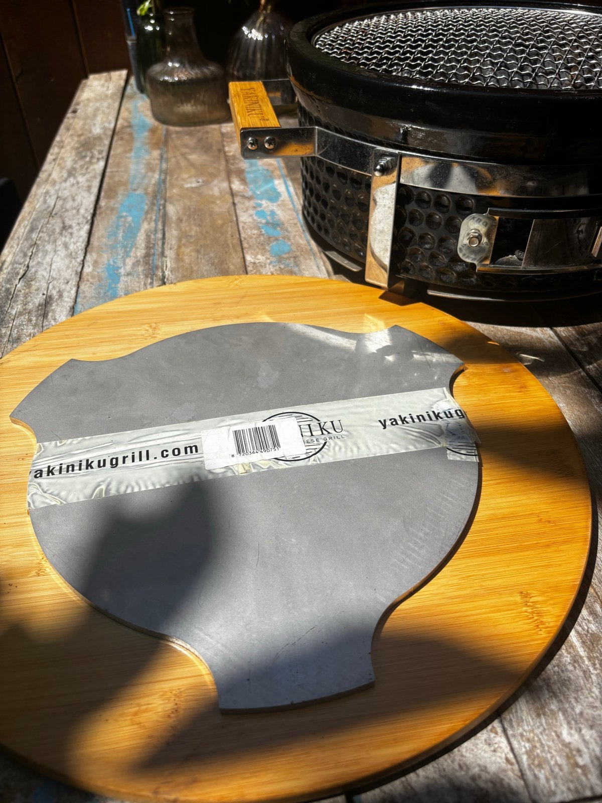 Yakiniku Chicherin Teppinyaki plaat rond | medium  (nieuw), Ophalen of Verzenden, Nieuw