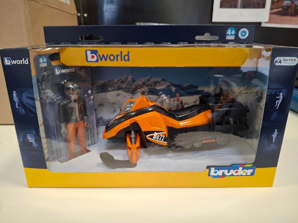 Bruder sneeuwscooter met bestuurder, Ophalen of Verzenden, Nieuw