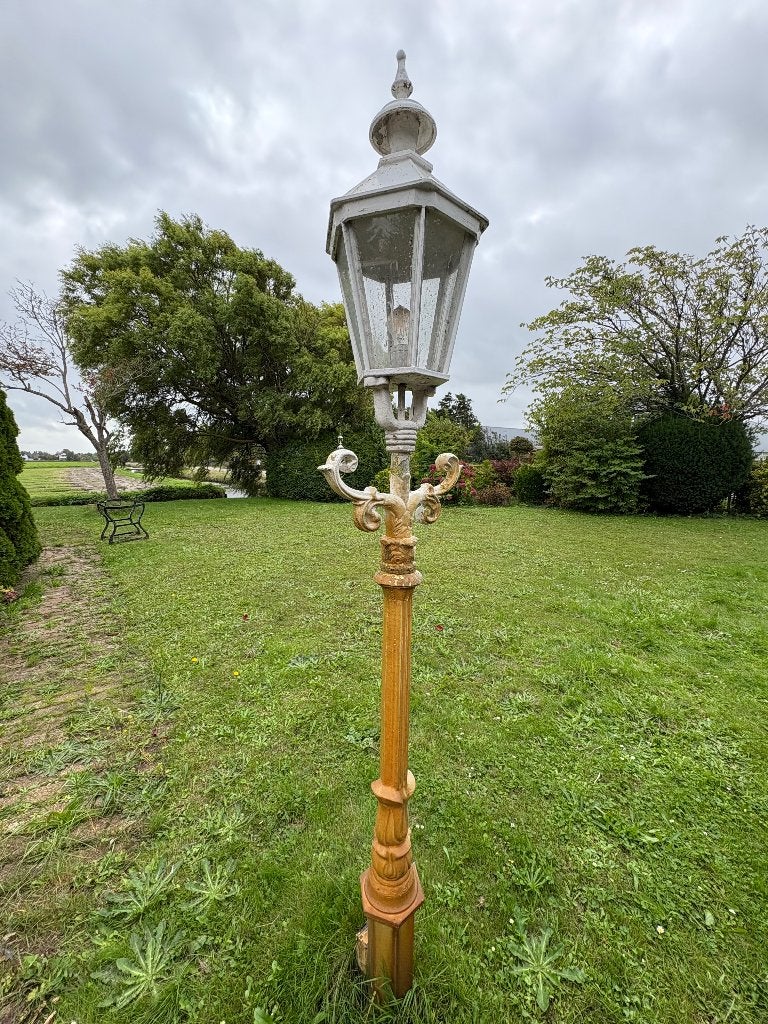 Drie unieke klassieke buitenlantaarns (wit), Ophalen, Gebruikt, Minder dan 50 watt, Staande lamp