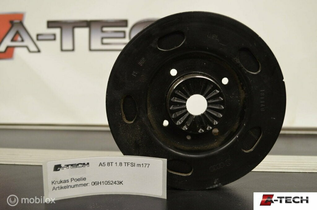 Krukaspoelie Audi A3 8V A5 B8 1.8 TFSI ('07-'16) 06h105243K, Auto-onderdelen, Motor en Toebehoren, Audi, Gebruikt, Audi, Ophalen of Verzenden