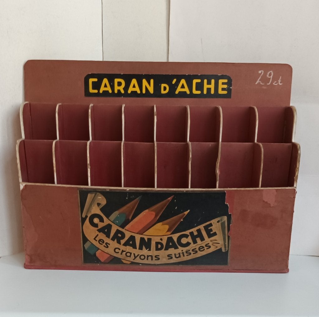Antieke Caran D'ache kleur potlood stift pen houder, Ophalen of Verzenden, Gebruiksvoorwerp