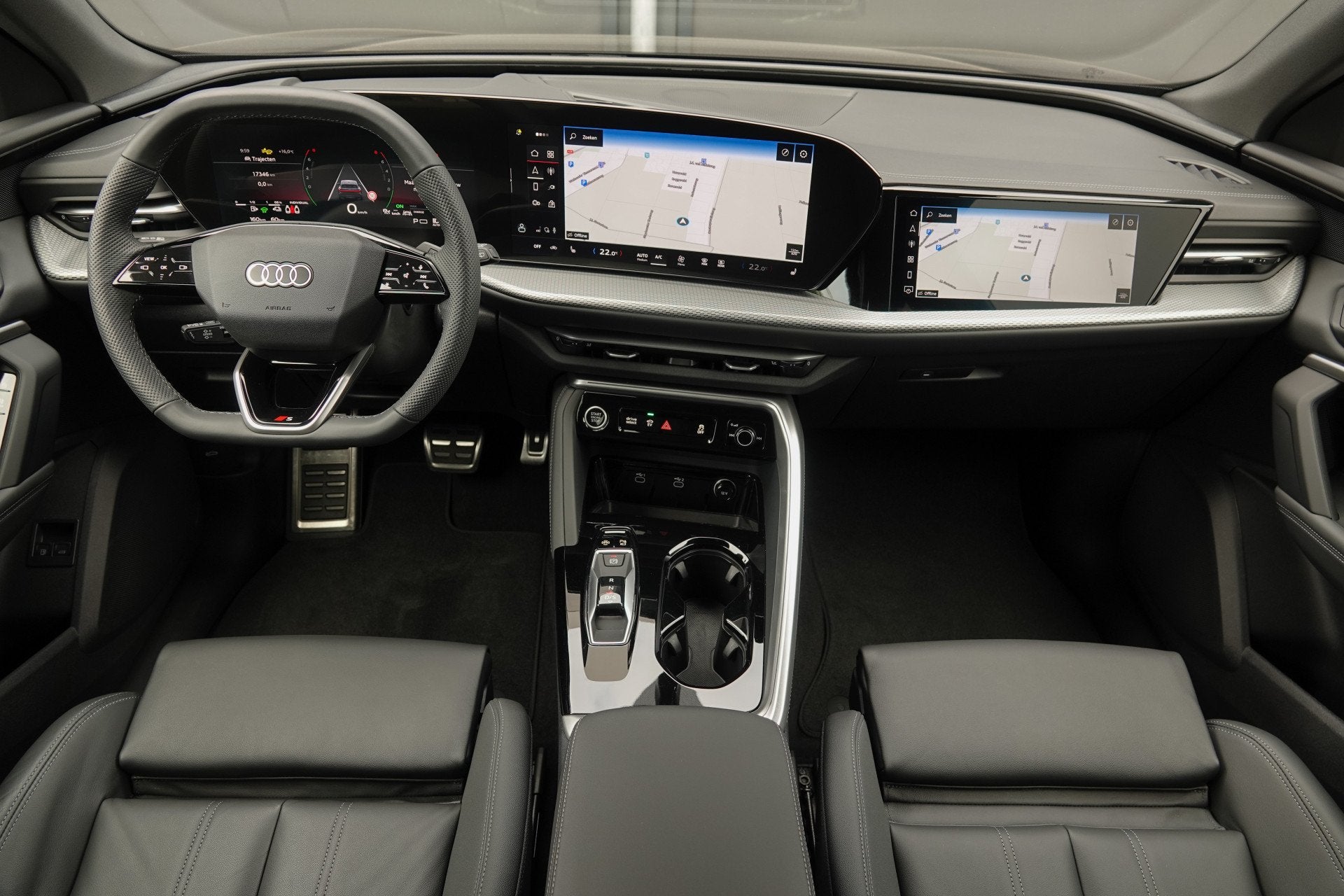 Audi Q5 Sportback e-hybrid | Quattro | S-Line | MMI Bijrijde, Gebruikt, Zwart, 4 cilinders, Bedrijf
