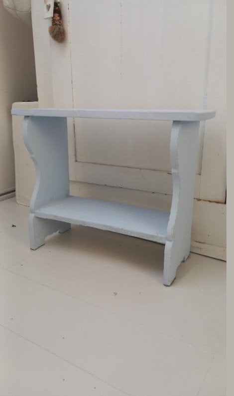 oud blauw bankje, Antiek en Kunst, Ophalen