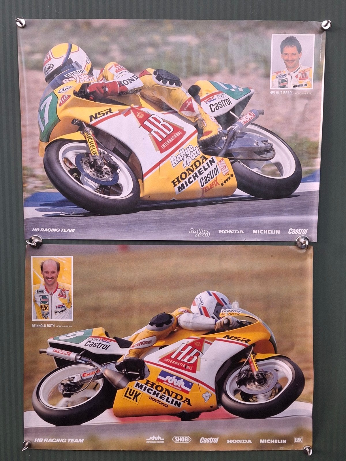 HB Racing Team motorrace Honda NSR 250, Ophalen of Verzenden
